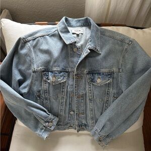 Agolde Classic Light Blue Denim Jacket